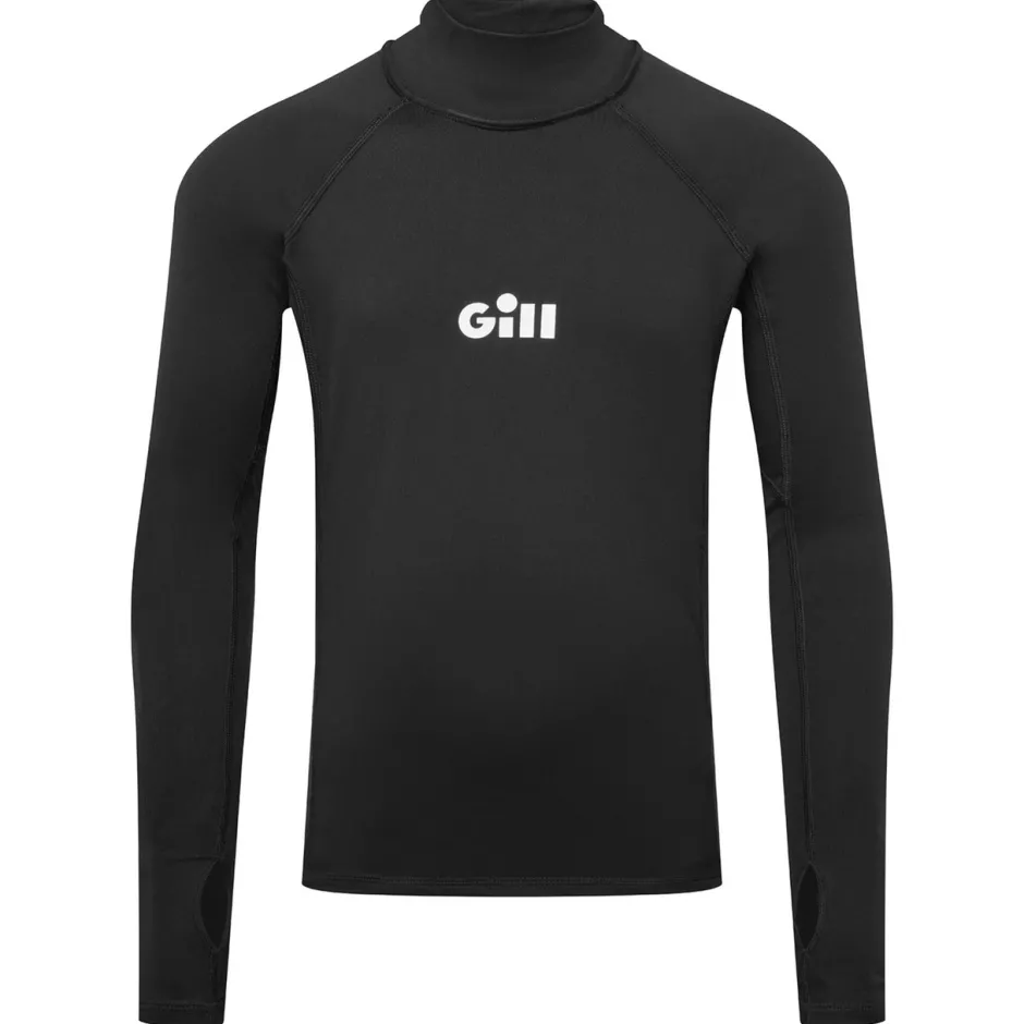 Neoprene Tops|Gill Marine Junior Hydrophobe Top Black