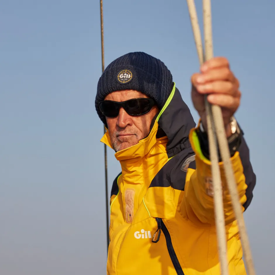 Beanies|Gill Marine Knit Beanie 50th Anniversary |GoldFusion/Navy