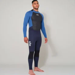 Wetsuits|Gill Marine Men’s Pursuit Wetsuit 4/3mm Back Zip