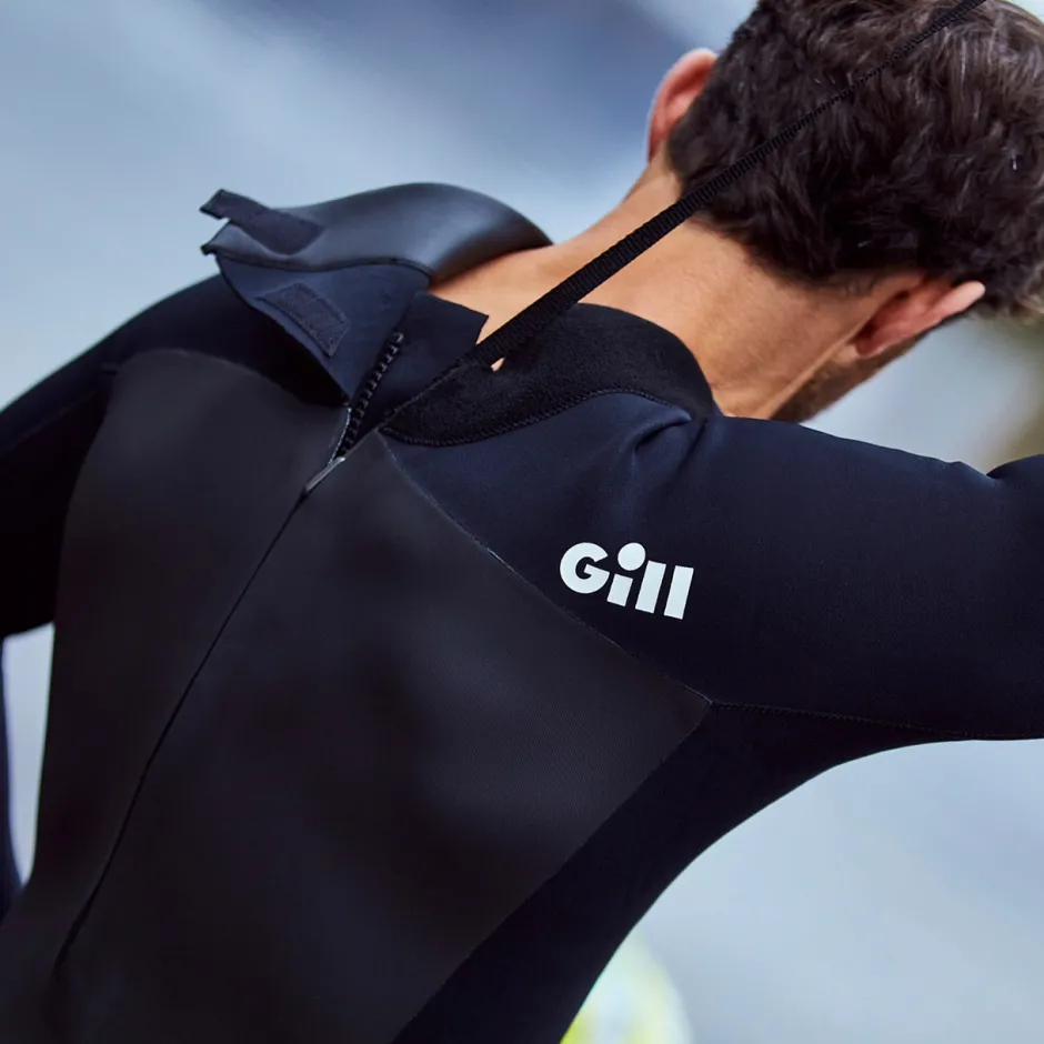 Wetsuits|Gill Marine Men’s Pursuit Wetsuit 4/3mm Back Zip