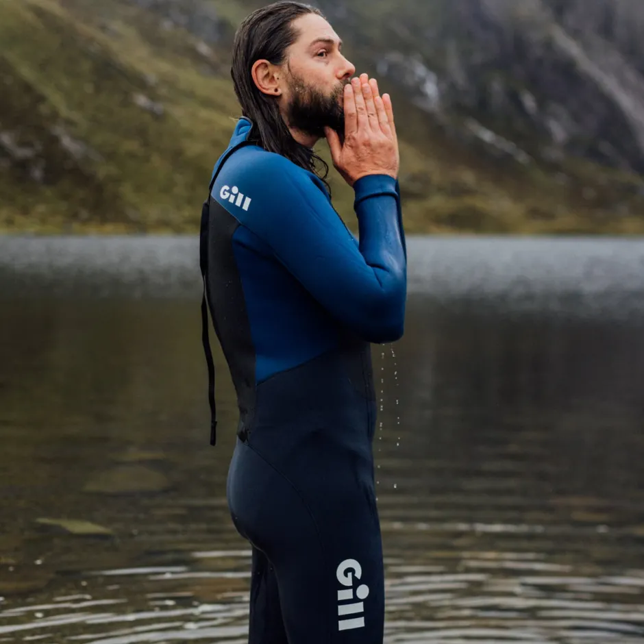 Wetsuits|Gill Marine Men’s Pursuit Wetsuit 4/3mm Back Zip