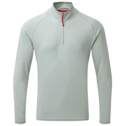 T-Shirts|Tops|Gill Marine Men’s UV Tec Zip Tee – Long Sleeve