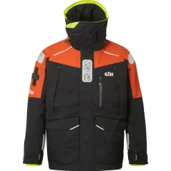 Waterproof Jackets|Os1|Gill Marine OS1 Ocean Jacket Graphite/Orange