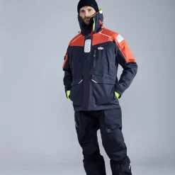 Waterproof Jackets|Os1|Gill Marine OS1 Ocean Jacket Graphite/Orange