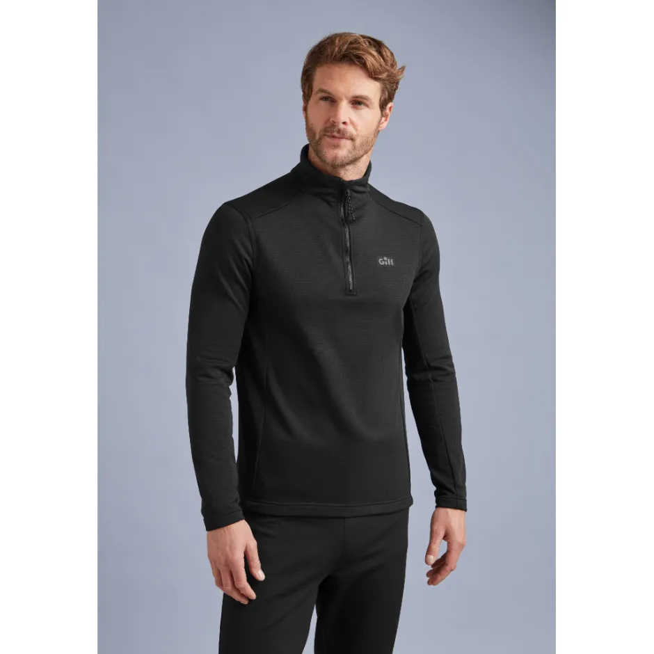 T-Shirts|Hoodies & Fleeces|Gill Marine Quest 1/4 Zip Top Black