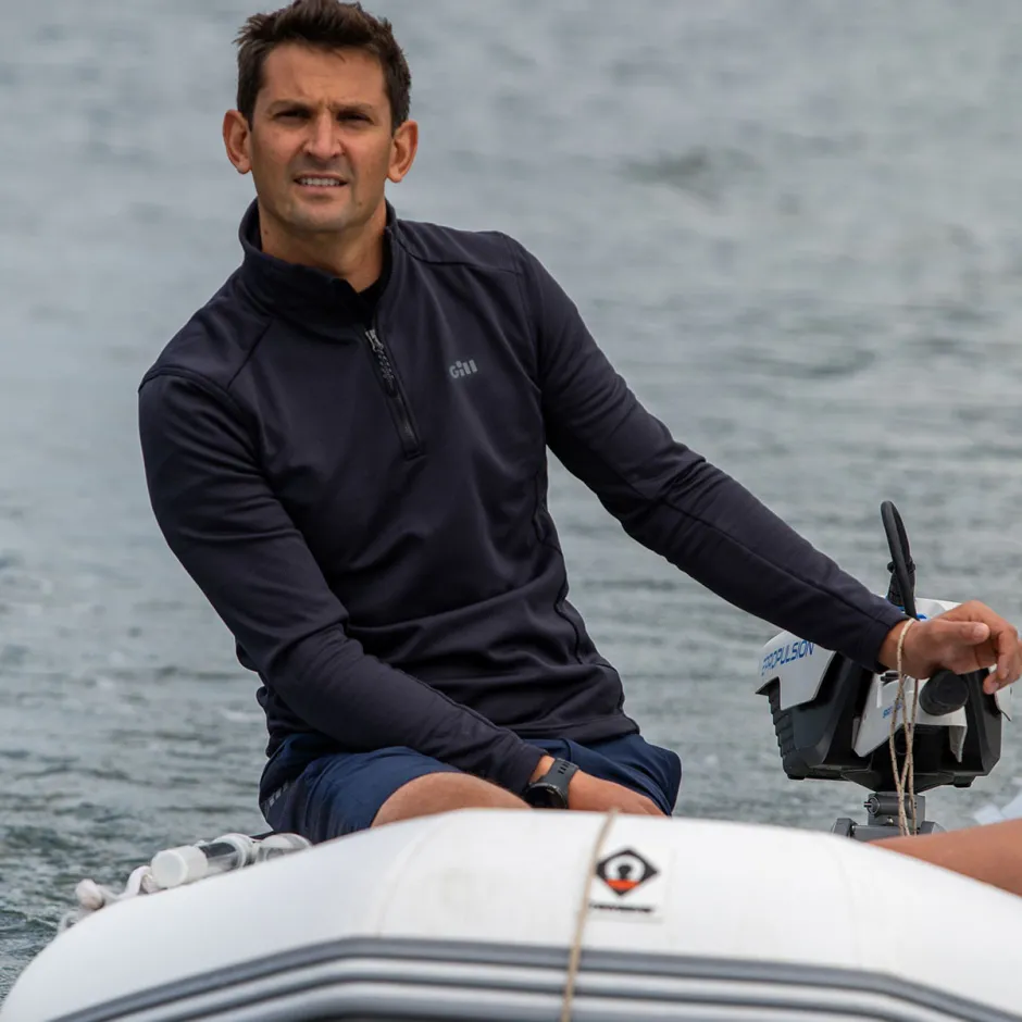 T-Shirts|Hoodies & Fleeces|Gill Marine Quest 1/4 Zip Top Black