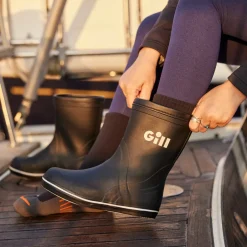 Power Boating|Power Boating|Gill Marine Short Cruising Boots Black