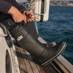 Power Boating|Power Boating|Gill Marine Tall Yachting Boots Black