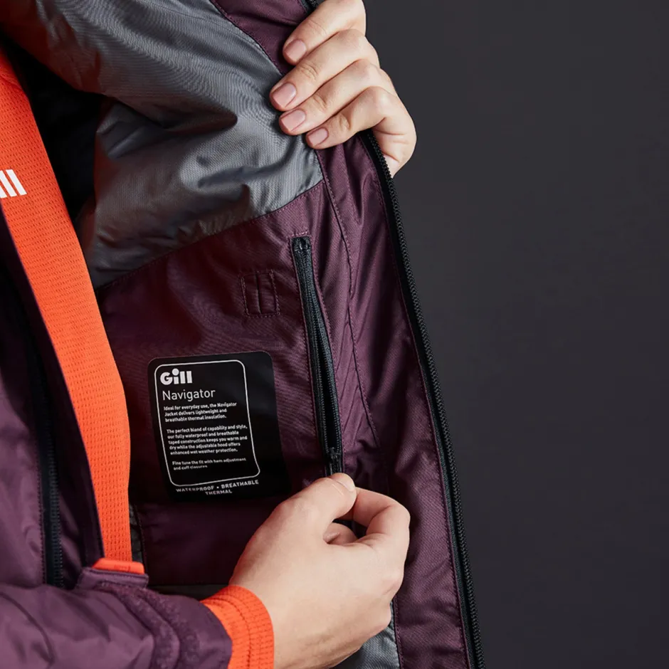 Waterproof Jackets|Insulated Jackets|Gill Marine Women’s Navigator Jacket