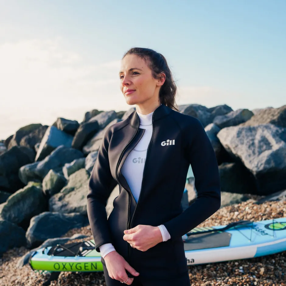 Neoprene Tops|Gill Marine Women’s Pursuit Neoprene Jacket Black